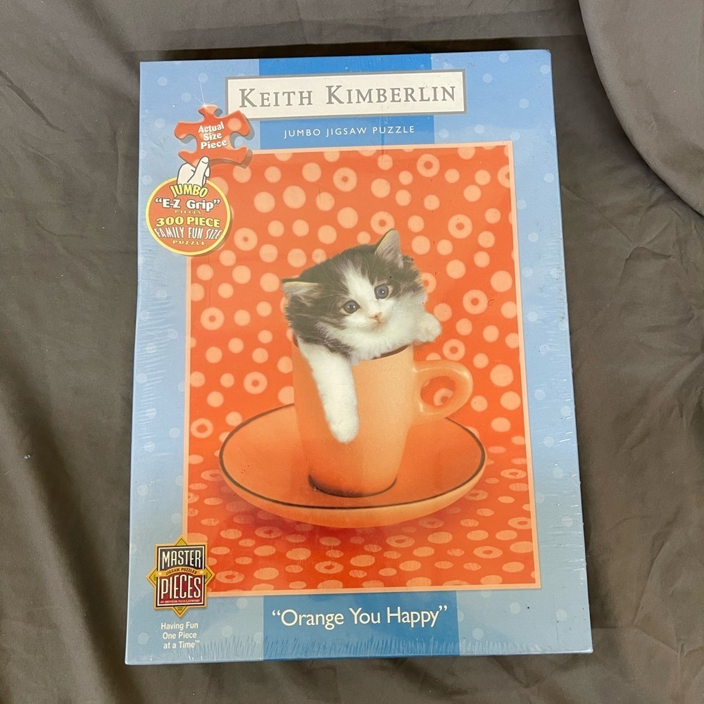 2003 Keith Kimberlin “Orange You Happy” Jumbo Jigsaw Puzzle 300 Piece Family Fun